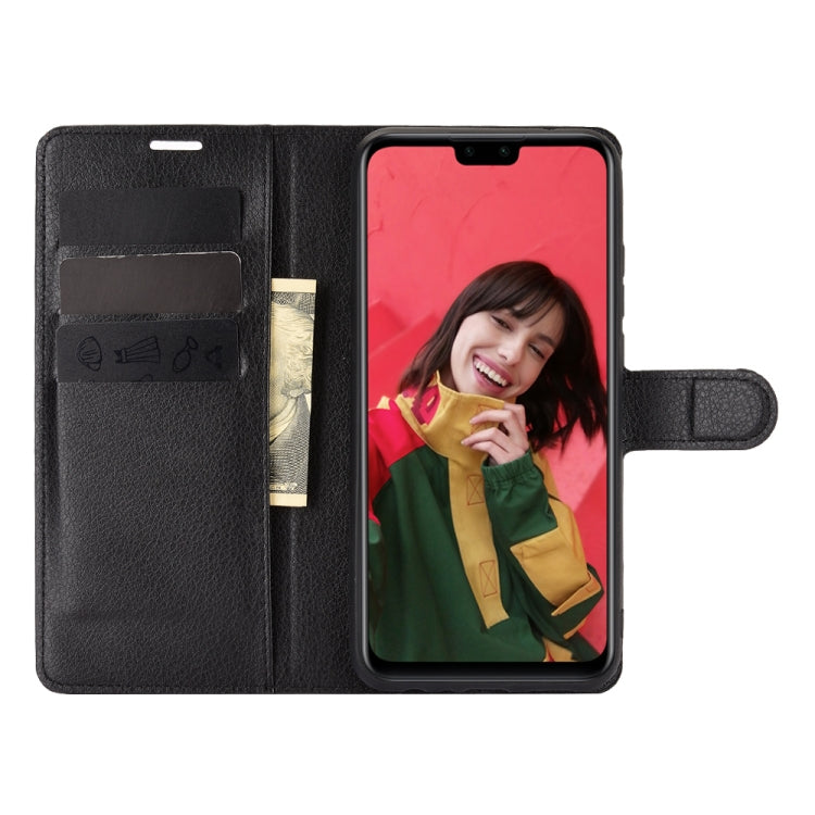 For Huawei Y8S Litchi Texture Horizontal Flip Protective Case with Holder & Card Slots & Wallet