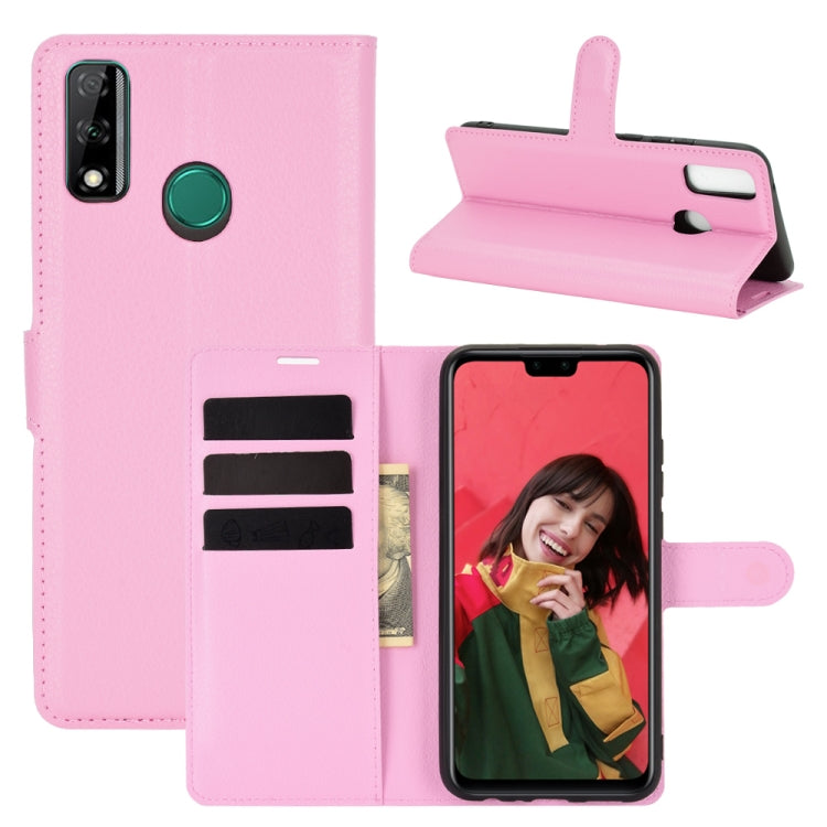 For Huawei Y8S Litchi Texture Horizontal Flip Protective Case with Holder & Card Slots & Wallet