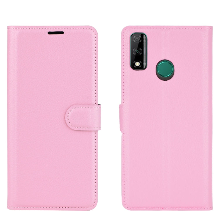 For Huawei Y8S Litchi Texture Horizontal Flip Protective Case with Holder & Card Slots & Wallet