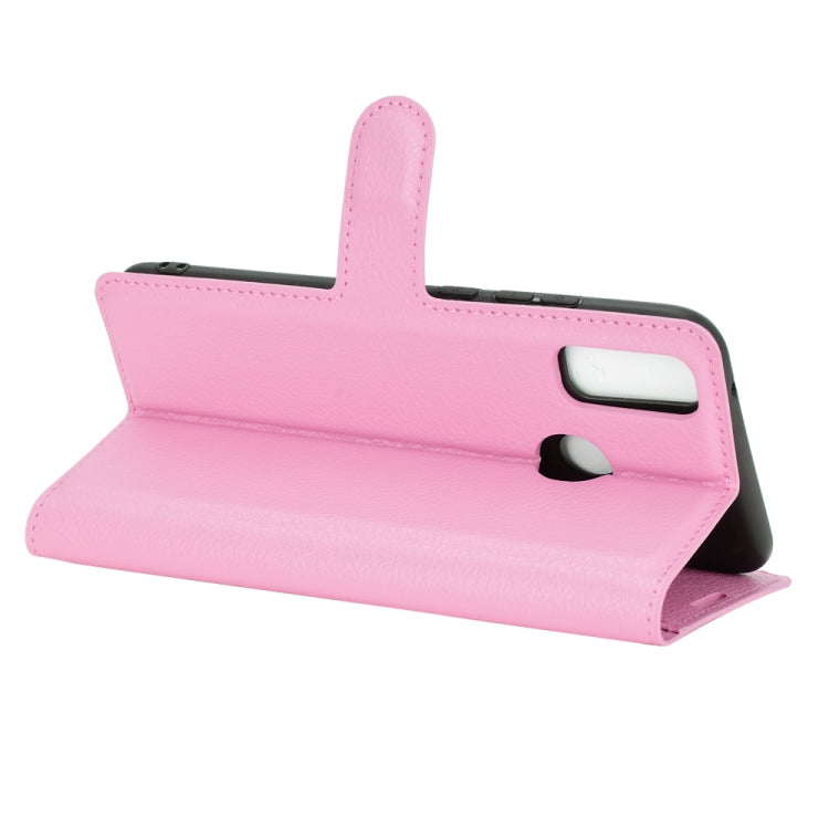 For Huawei Y8S Litchi Texture Horizontal Flip Protective Case with Holder & Card Slots & Wallet