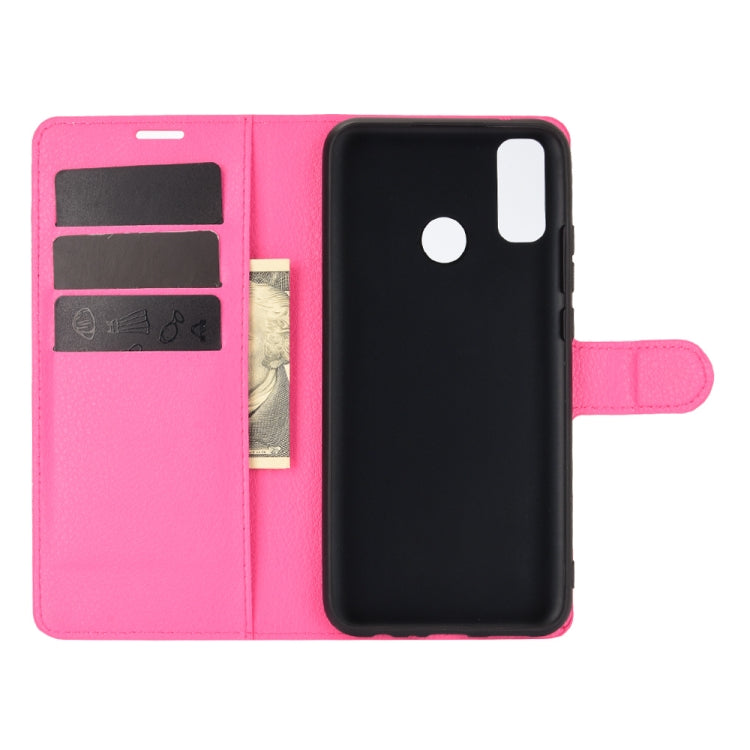 For Huawei Y8S Litchi Texture Horizontal Flip Protective Case with Holder & Card Slots & Wallet