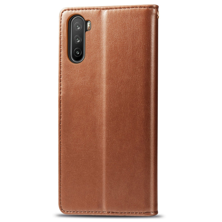 For Huawei Mate 40 Lite/Maimang 9 Solid Color Leather Buckle Phone Case with Lanyard & Photo Frame & Card Slot & Wallet & Stand Function