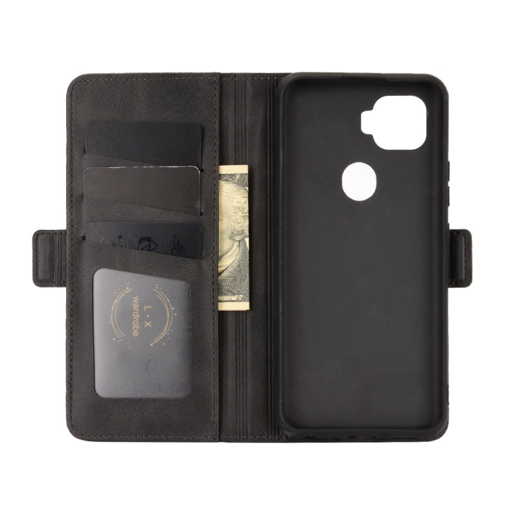 For ZTE A1 ZTG01 Japanese version Dual-side Magnetic Buckle Horizontal Flip Leather Case with Holder & Card Slots & Wallet