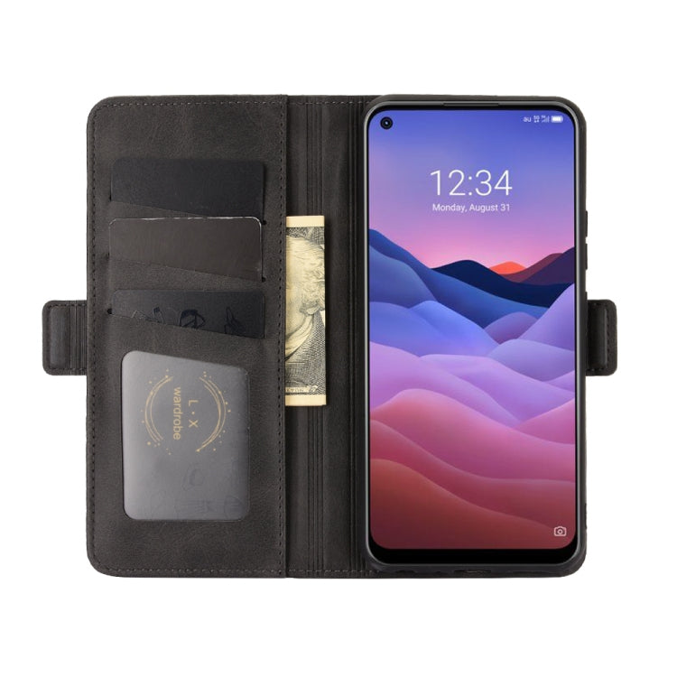 For ZTE A1 ZTG01 Japanese version Dual-side Magnetic Buckle Horizontal Flip Leather Case with Holder & Card Slots & Wallet