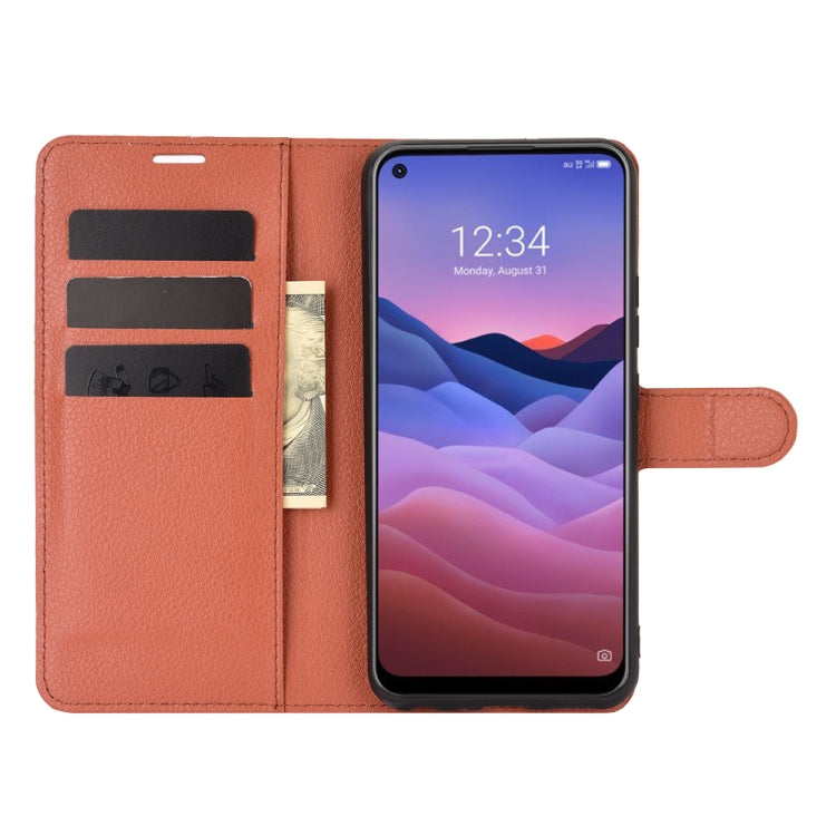 For ZTE A1 ZTG01 (Japanese version) Litchi Texture Horizontal Flip Protective Case with Holder & Card Slots & Wallet