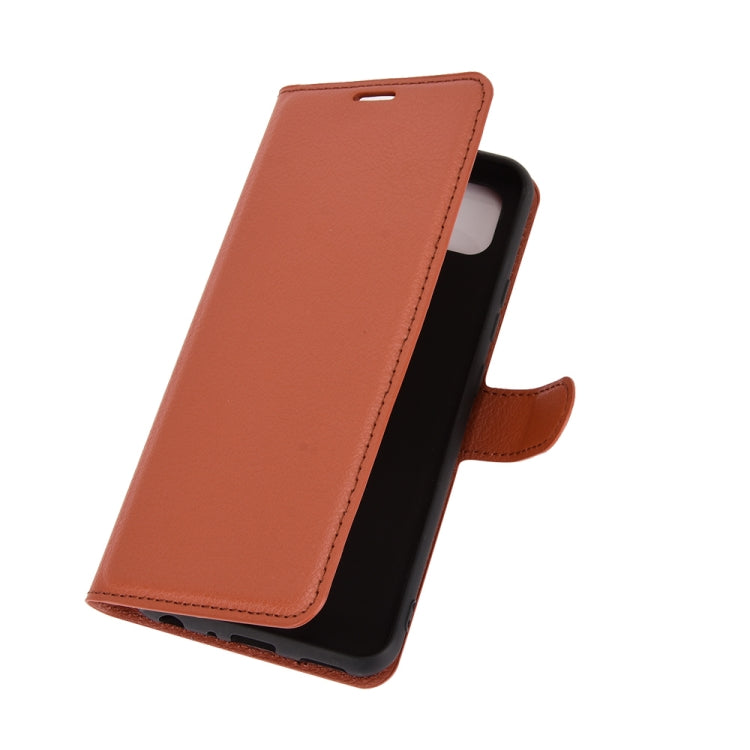 For ZTE A1 ZTG01 (Japanese version) Litchi Texture Horizontal Flip Protective Case with Holder & Card Slots & Wallet