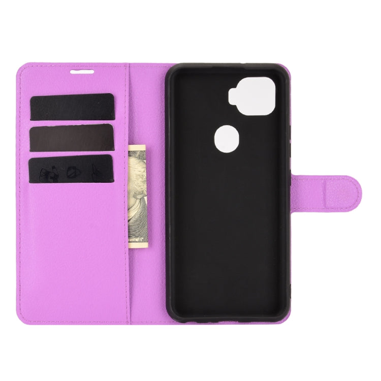 For ZTE A1 ZTG01 (Japanese version) Litchi Texture Horizontal Flip Protective Case with Holder & Card Slots & Wallet