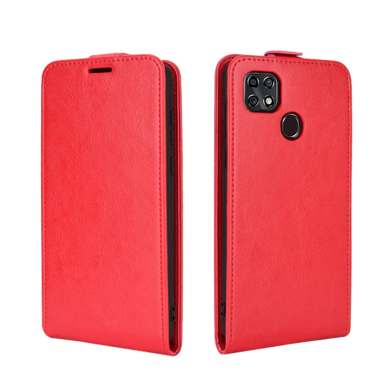 For ZTE Blade 10 Smart/ Blade 20 R64 Texture Single Vertical Flip Leather Protective Case with Card Slots & Photo Frame