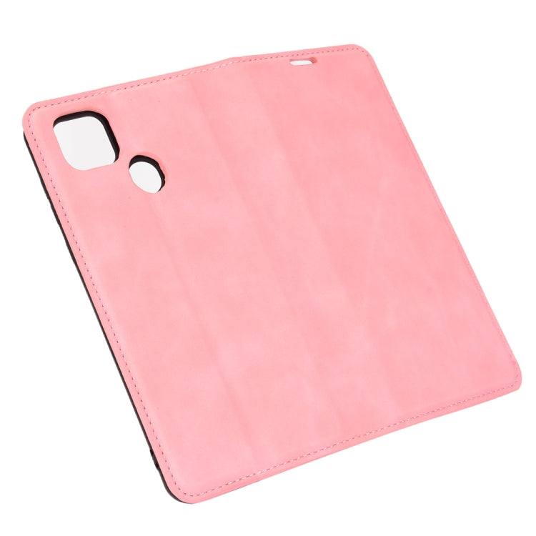 For ZTE Blade 10 Smart / Blade 20 Retro-skin Business Magnetic Suction Leather Case with Holder & Card Slots & Wallet