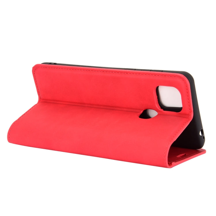 For ZTE Blade 10 Smart / Blade 20 Retro-skin Business Magnetic Suction Leather Case with Holder & Card Slots & Wallet