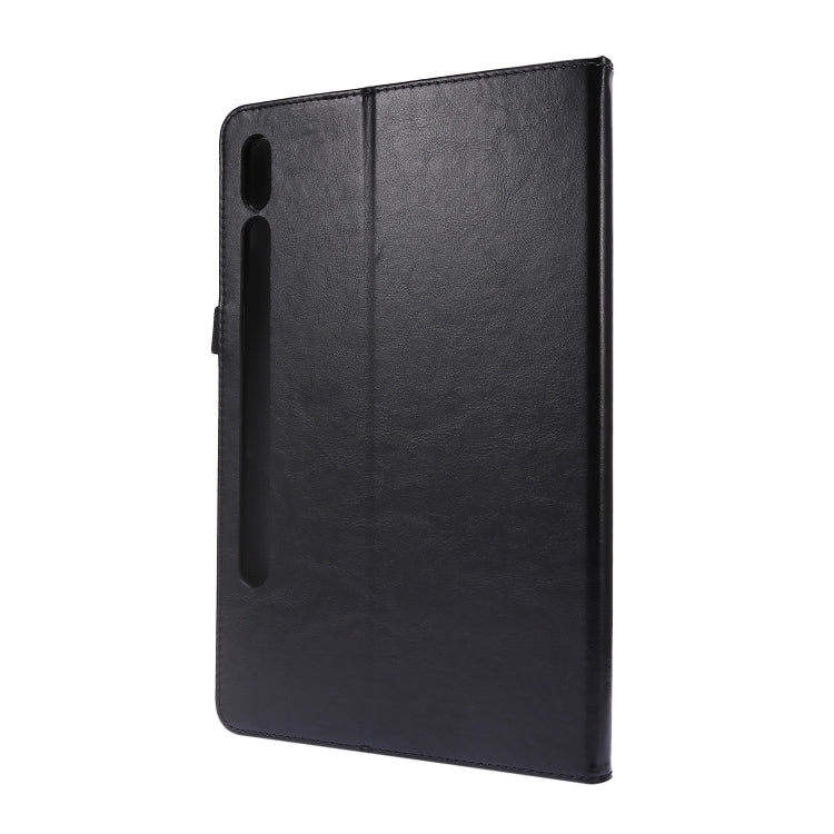 For Samsung Galaxy Tab S8 / Galaxy Tab S7 T870 2-Folding Business Horizontal Flip PU Leather Case with Card Slots & Holder