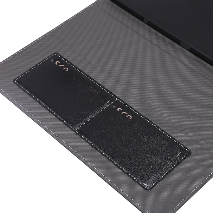 For Samsung Galaxy Tab S8 / Galaxy Tab S7 T870 2-Folding Business Horizontal Flip PU Leather Case with Card Slots & Holder