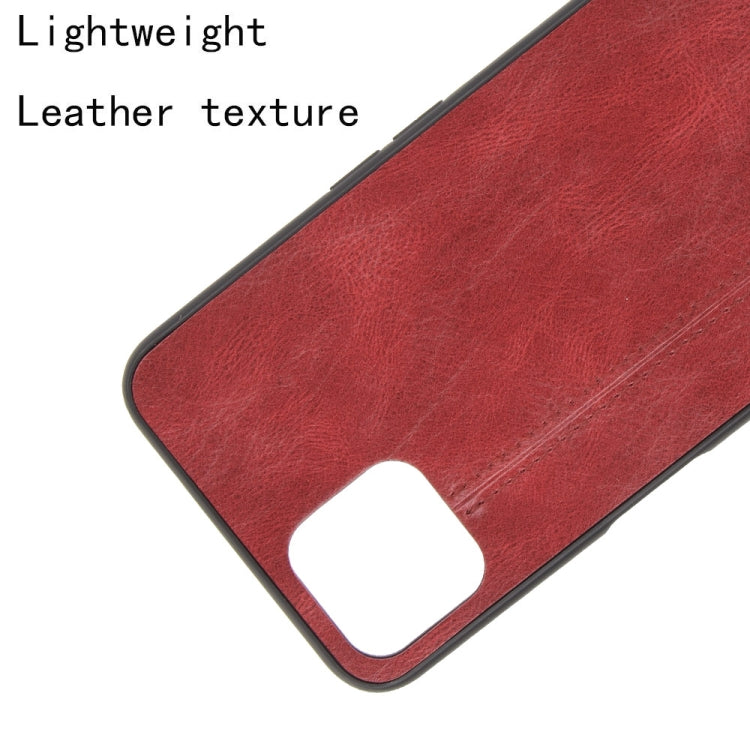 For OPPO A72 5G Shockproof Sewing Cow Pattern Skin PC + PU + TPU Case