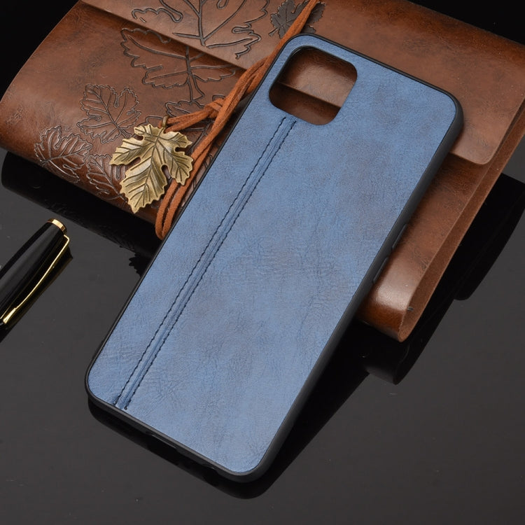 For OPPO A72 5G Shockproof Sewing Cow Pattern Skin PC + PU + TPU Case