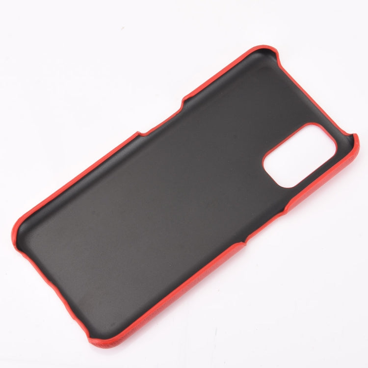 For OPPO Realme V5 5G Shockproof Litchi Texture PC + PU Case