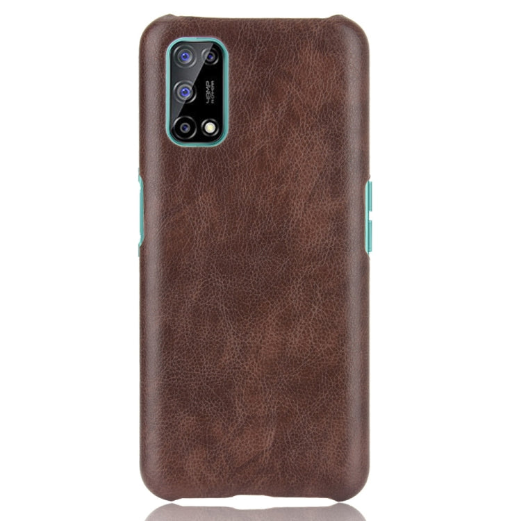 For OPPO Realme V5 5G Shockproof Litchi Texture PC + PU Case