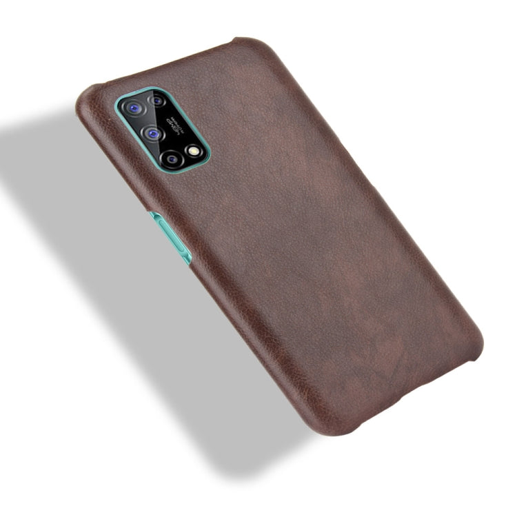 For OPPO Realme V5 5G Shockproof Litchi Texture PC + PU Case