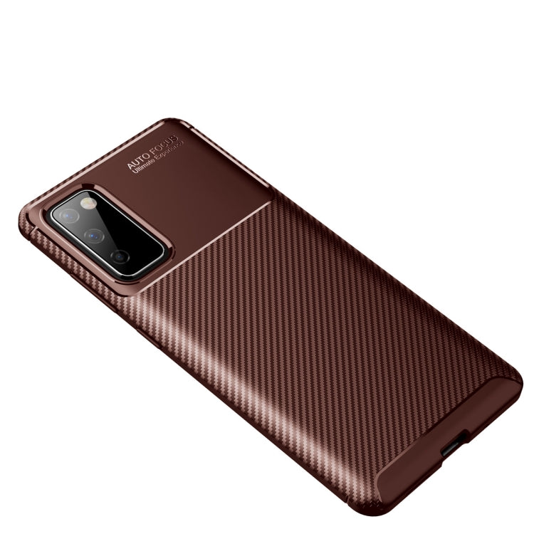 For Samsung Galaxy S20 Fan-Edition Carbon Fiber Texture Shockproof TPU Case