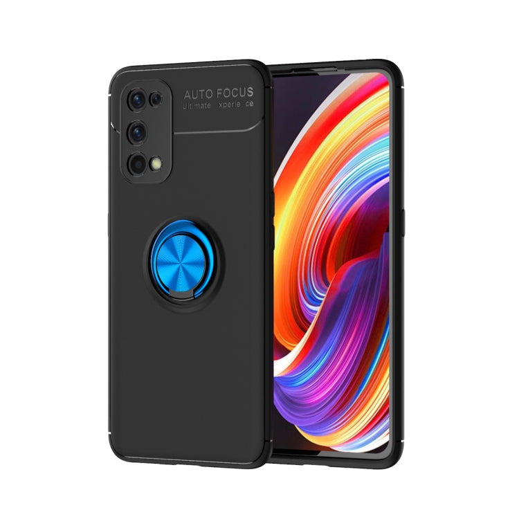 For OPPO Realme X7Pro Metal Ring Holder 360 Degree Rotating TPU Case