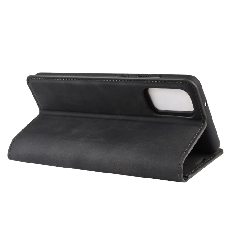 For Samsung Galaxy S20 FE 4G / 5G Retro-skin Business Magnetic Suction Leather Case with Holder & Card Slots & Wallet