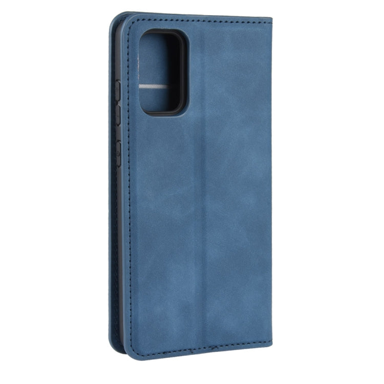 For Samsung Galaxy S20 FE 4G / 5G Retro-skin Business Magnetic Suction Leather Case with Holder & Card Slots & Wallet