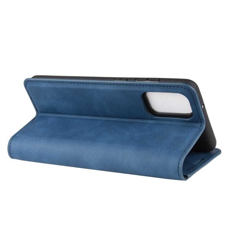 For Samsung Galaxy S20 FE 4G / 5G Retro-skin Business Magnetic Suction Leather Case with Holder & Card Slots & Wallet