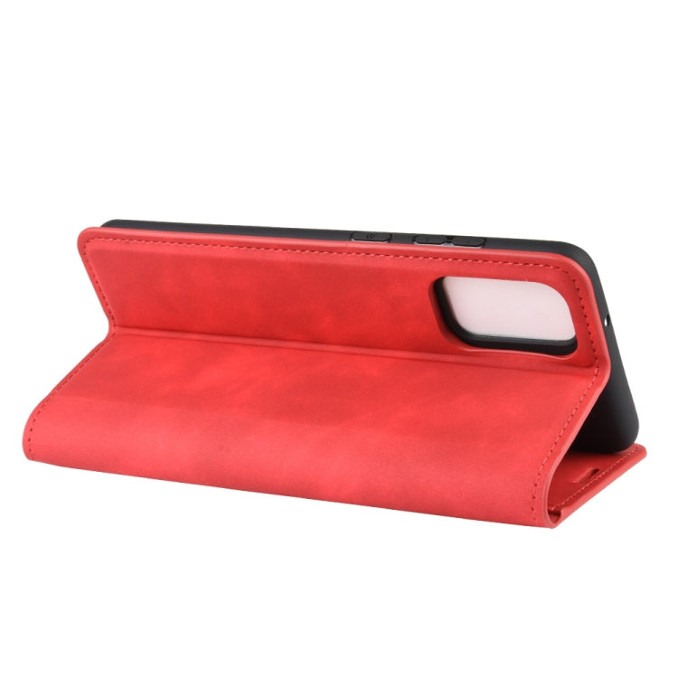 For Samsung Galaxy S20 FE 4G / 5G Retro-skin Business Magnetic Suction Leather Case with Holder & Card Slots & Wallet