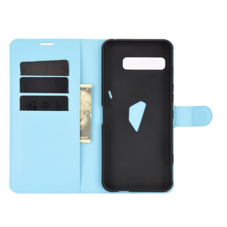 For Asus ROG Phone 3 ZS661KS Litchi Texture Horizontal Flip Protective Case with Holder & Card Slots & Wallet