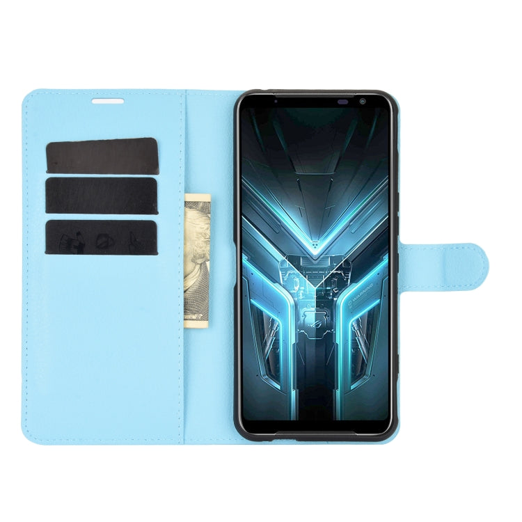 For Asus ROG Phone 3 ZS661KS Litchi Texture Horizontal Flip Protective Case with Holder & Card Slots & Wallet