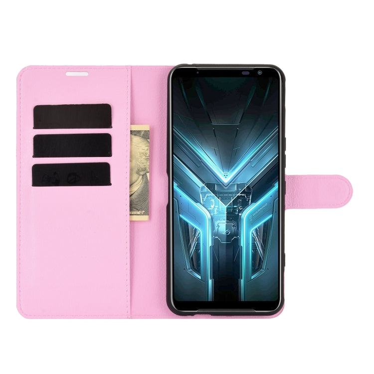 For Asus ROG Phone 3 ZS661KS Litchi Texture Horizontal Flip Protective Case with Holder & Card Slots & Wallet
