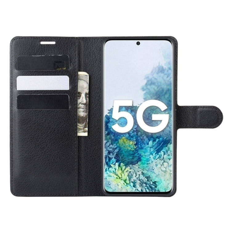 For Samsung Galaxy S20 FE 4G / 5G Litchi Texture Horizontal Flip Protective Case with Holder & Card Slots & Wallet