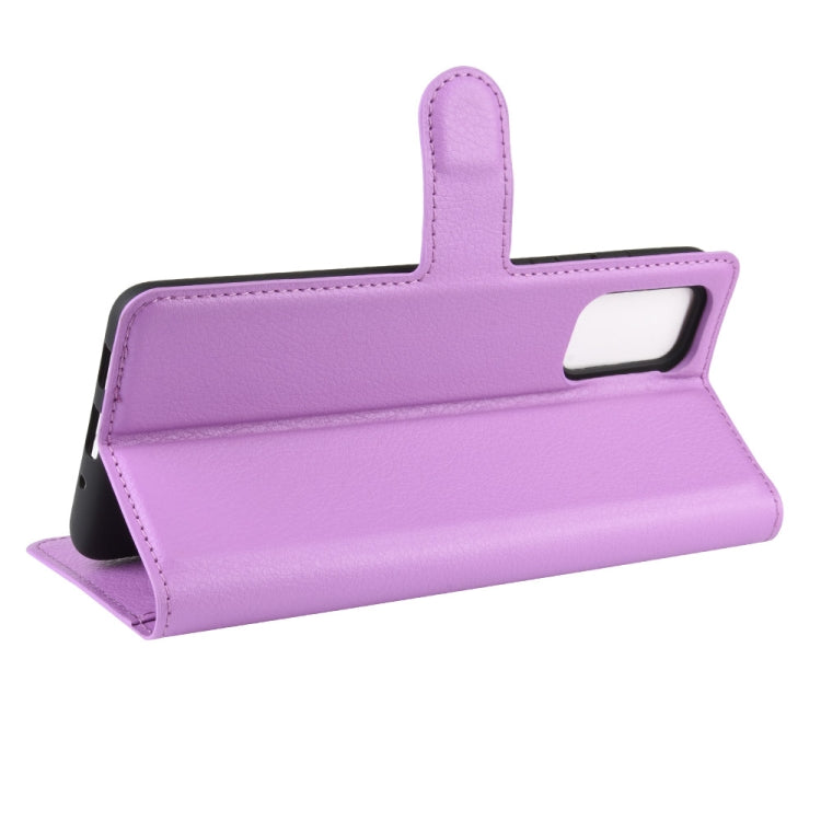 For Samsung Galaxy S20 FE 4G / 5G Litchi Texture Horizontal Flip Protective Case with Holder & Card Slots & Wallet