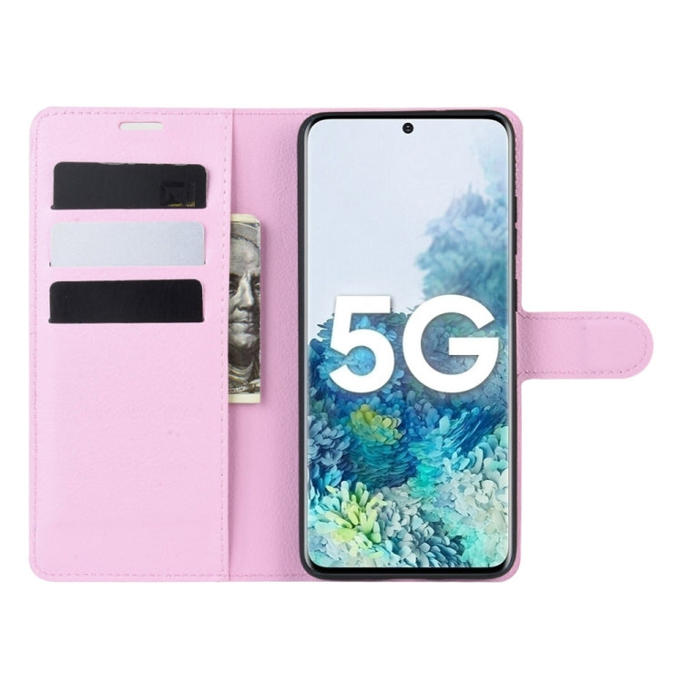 For Samsung Galaxy S20 FE 4G / 5G Litchi Texture Horizontal Flip Protective Case with Holder & Card Slots & Wallet