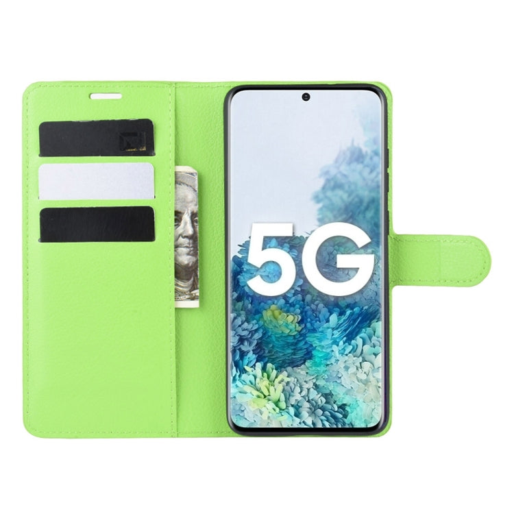 For Samsung Galaxy S20 FE 4G / 5G Litchi Texture Horizontal Flip Protective Case with Holder & Card Slots & Wallet