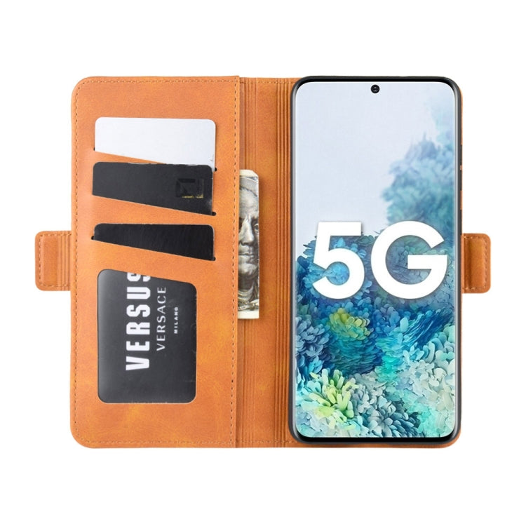 For Samsung Galaxy S20 FE 4G / 5G Dual-side Magnetic Buckle Horizontal Flip Leather Case with Holder & Card Slots & Wallet
