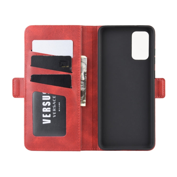 For Samsung Galaxy S20 FE 4G / 5G Dual-side Magnetic Buckle Horizontal Flip Leather Case with Holder & Card Slots & Wallet