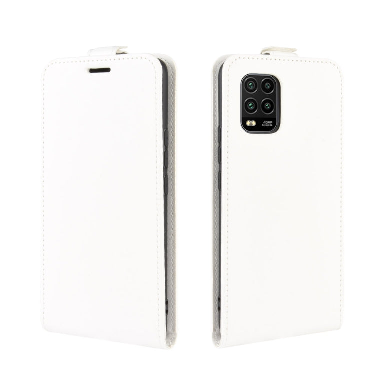 For Xiaomi Mi 10 Lite 5G / Mi 10 Youth 5G R64 Texture Single Vertical Flip Leather Protective Case with Card Slots & Photo Frame