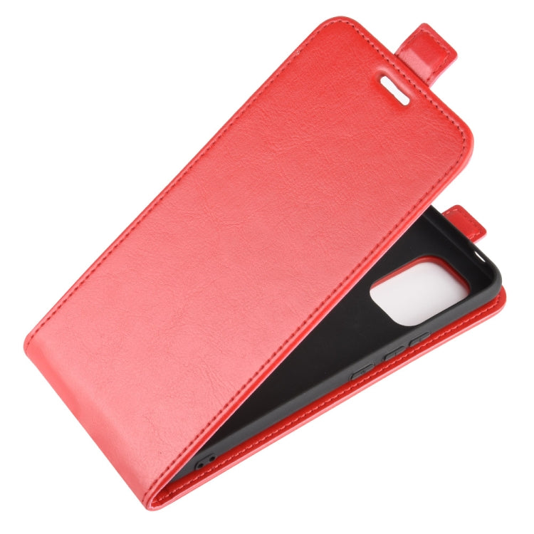 For Xiaomi Mi 10 Lite 5G / Mi 10 Youth 5G R64 Texture Single Vertical Flip Leather Protective Case with Card Slots & Photo Frame