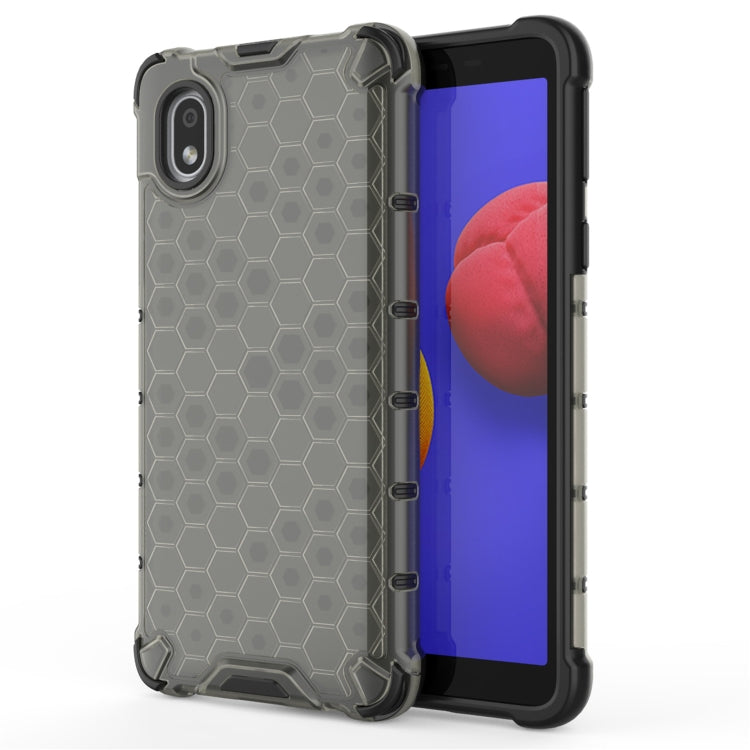 For Samsung Galaxy A01 Core  Shockproof Honeycomb PC + TPU Case
