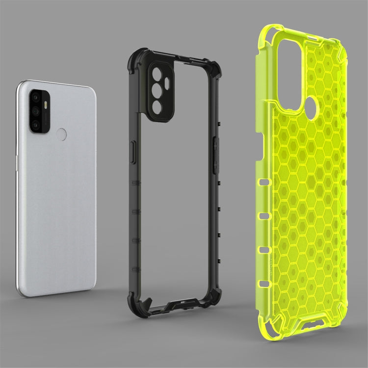 For OPPO A53 2020  Shockproof Honeycomb PC + TPU Case
