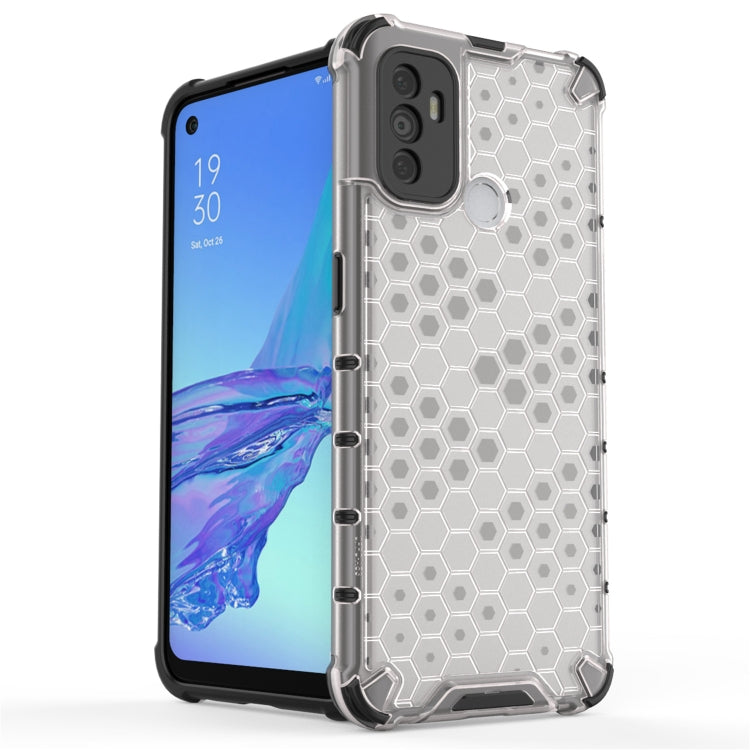 For OPPO A53 2020  Shockproof Honeycomb PC + TPU Case