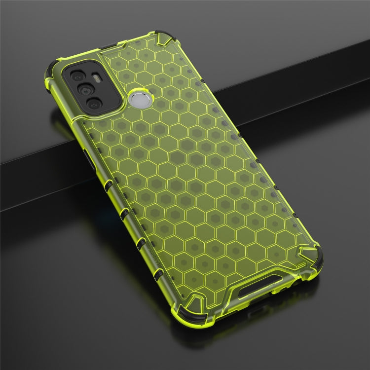 For OPPO A53 2020  Shockproof Honeycomb PC + TPU Case