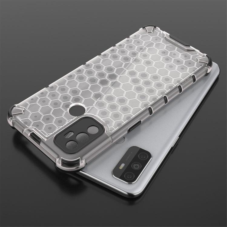 For OPPO A53 2020  Shockproof Honeycomb PC + TPU Case