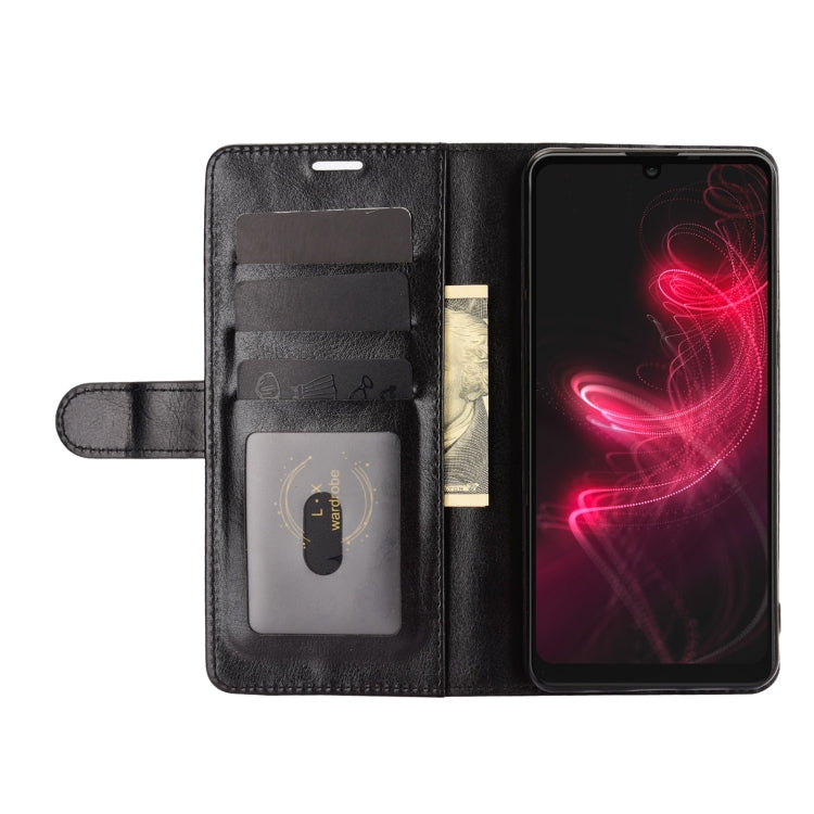 For AQUOS Sharp EP3 R64 Texture Single Horizontal Flip Protective Case with Holder & Card Slots & Wallet& Photo Frame