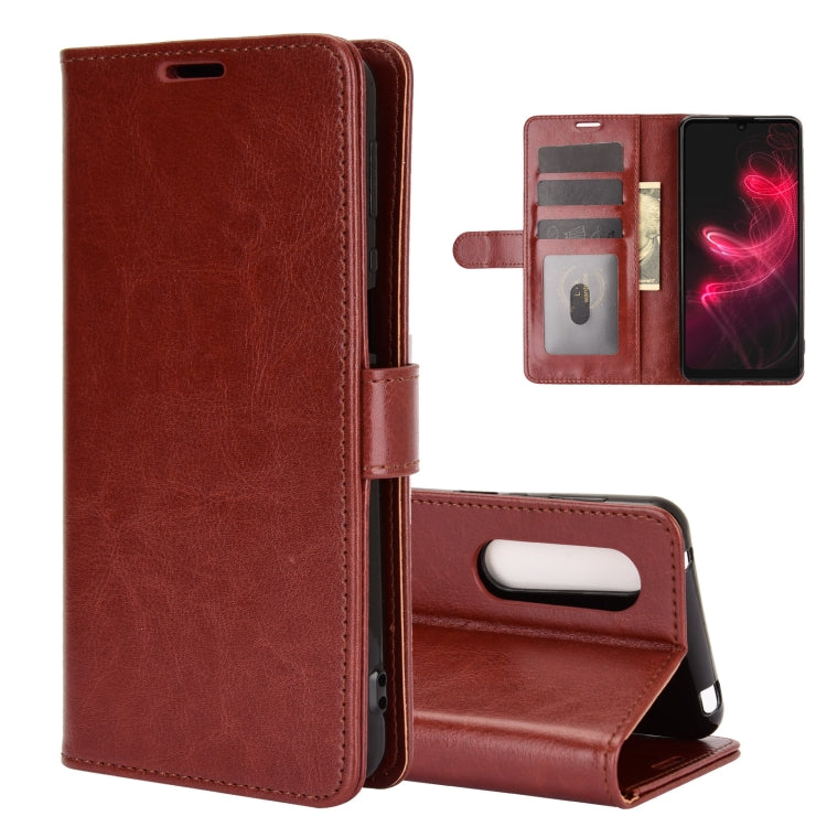 For AQUOS Sharp EP3 R64 Texture Single Horizontal Flip Protective Case with Holder & Card Slots & Wallet& Photo Frame