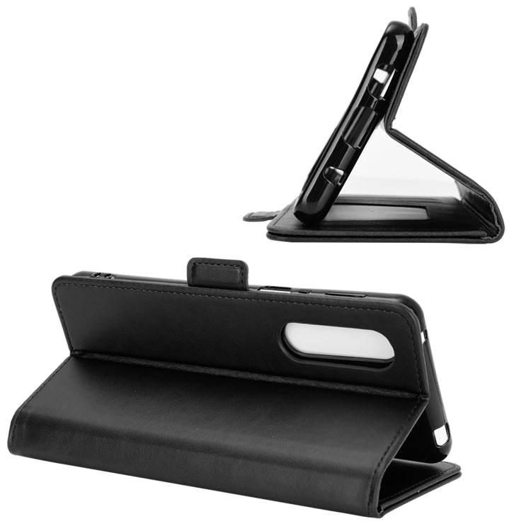 For AQUOS Sharp EP3 Dual-side Magnetic Buckle Horizontal Flip Leather Case with Holder & Card Slots & Wallet