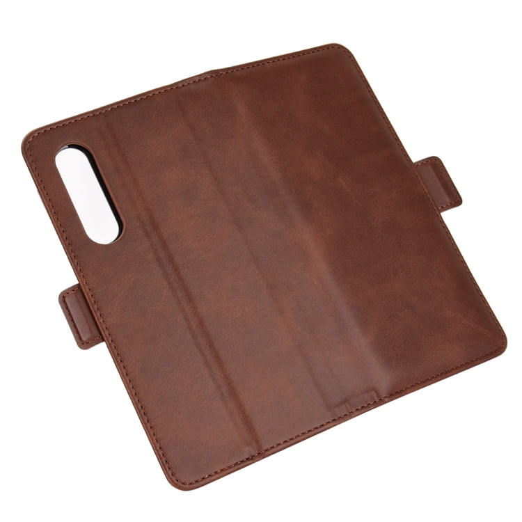 For AQUOS Sharp EP3 Dual-side Magnetic Buckle Horizontal Flip Leather Case with Holder & Card Slots & Wallet