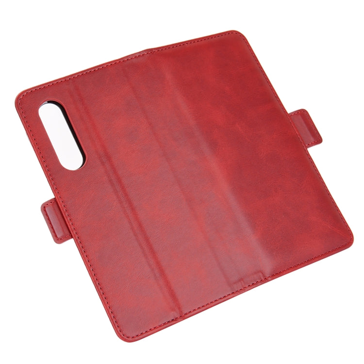 For AQUOS Sharp EP3 Dual-side Magnetic Buckle Horizontal Flip Leather Case with Holder & Card Slots & Wallet