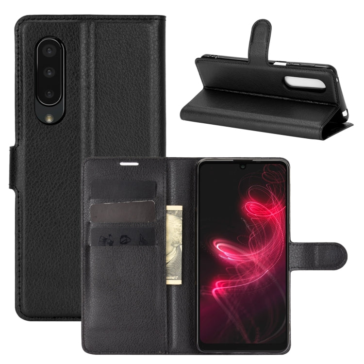 For AQUOS Sharp EP3 Litchi Texture Horizontal Flip Protective Case with Holder & Card Slots & Wallet