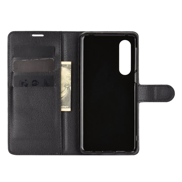 For AQUOS Sharp EP3 Litchi Texture Horizontal Flip Protective Case with Holder & Card Slots & Wallet